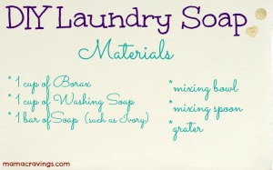 DIY Laundry Soap Materials