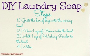 DIY Laundry Soap Steps